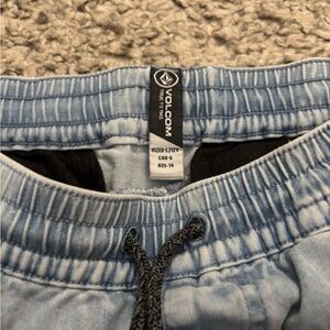 Volcom Kids Sky Blue Drawstring Shorts